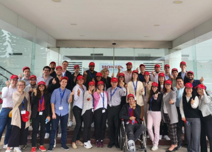 Tour of a Honda plant with MBA students from the Otte Beisheim School of Management