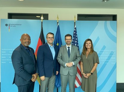 Discussion of criminal justice reform with Federal Minister of Justice, Dr. Marco Buschmann