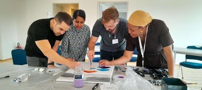 Participants Painting