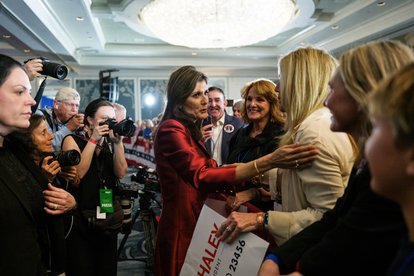 Nikki Haley in South Carolina 24 February