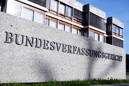 Außenaufnahme des Bundesverfassungsgericht.