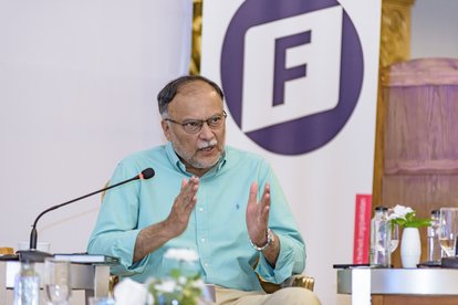 2023-10-02 FNF-CPDI-PRIME Conference Ahsan Iqbal giving key note speech