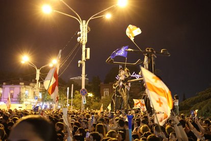 Demonstration at the parliament 2