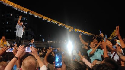 AAP Rally in Delhi with Chief Minister Arvind Kejriwal