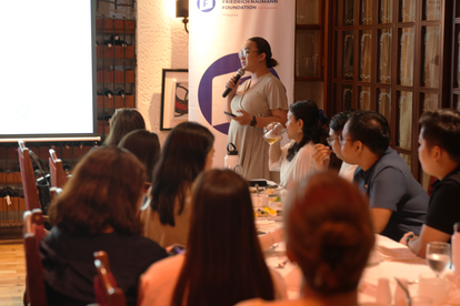 Ms. Yanyan Arana invites the attendees to participate in the remaining IAF seminars and training.