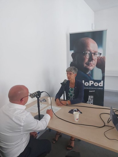 Birgit Lamm as guest on Diplopod, hosted by Frank Müller-Rosentritt MdB