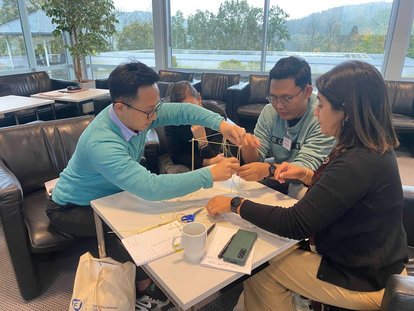 Spaghetti tower activity: lessons on personal risk-taking | October 2024, IAF Gummersbach