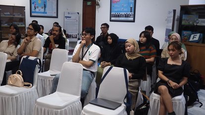 Para peserta yang menghadiri diskusi publik "Kebebasan Berekspresi Online: Penting Ga Sih Bagi Kita?"