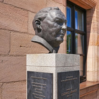 Denkmal für Ludwig Erhard in Fürth