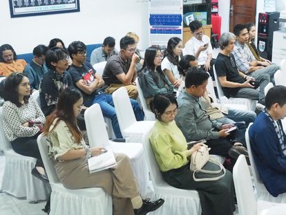 Para peserta diskusi publik “Bagaimana Orang Muda Memaknai Demokrasi Saat Ini?”