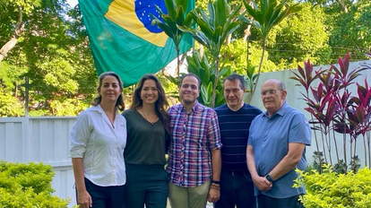 Opositores venezolanos asilados en la Embajada de Argentina, bajo protección de Brasil, en CaracasOpositores venezolanos asilados en la Embajada de Argentina, bajo protección de Brasil, en Caracas