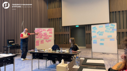 FNF MENA Regional Director in the process of revising Positives and Challenges