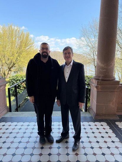 Ahmad Hariri and Karl-Heinz Paqué