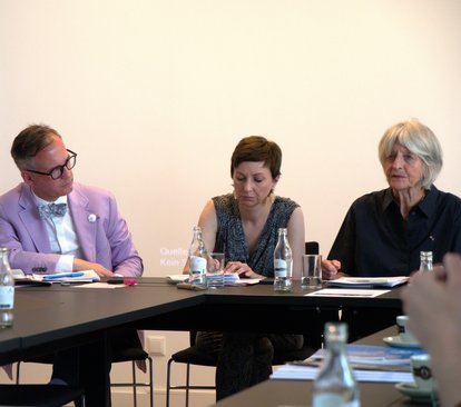 Launch of the publication “Russia's Copycats: Anti-LGBTQI+ legislation in Hungary, Bulgaria and Georgia” with Helmut Metzner, Managing Director of the Magnus Hirschfeld Federal Foundation, Dr. Michaela Lissowsky, Head of the Human Rights Hub in Geneva and Anne Brasseur, Board Member of the FNF.