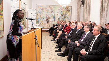 Dr. Auma Obama beschwor in ihrer Festrede die Chancen des afrikanischen Kontinents