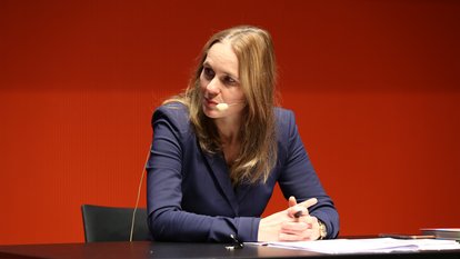 Annett Witte moderierte auf der Veranstaltung zwei Panels.