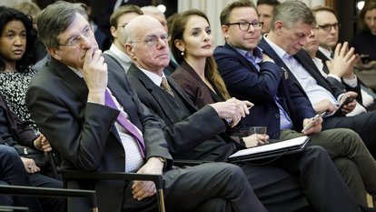 Karl-Heinz Paqué und Norbert Lammert sind Vorsitzende der Friedrich-Naumann-Stiftung für die Freiheit und der Konrad-Adenauer-Stiftung