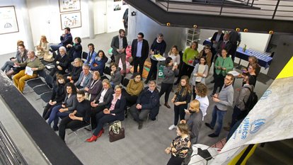 Die Veranstaltung ist gut besucht.