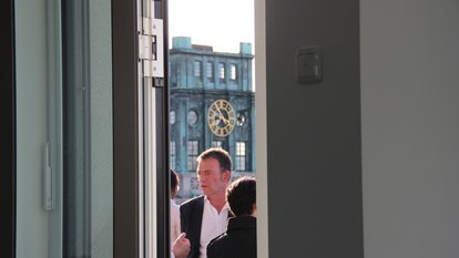 Prof. El Difraoui m Gespräch mit den Teilnehmern