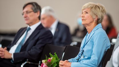 Friede Springer und Karl-Heinz Paqué