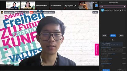 Pembukaan oleh Jonathan Davy, Program Officer FNF Indonesia