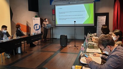 Covid-19 responses and consequences in Europe and Korea