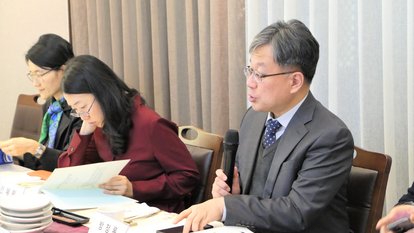 president of KSCES, Prof. Pang