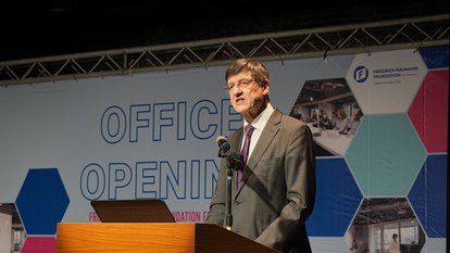 Prof. Dr. Karl-Heinz Paqué, Vorstandsvorsitzender der Friedrich-Naumann-Stiftung für die Freiheit