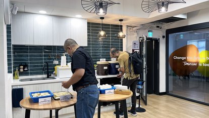 Time for breakfast before the event