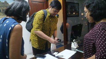 Registration before event.