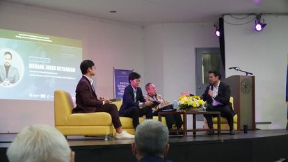 Chong Jia Wearn, Vice Youth Leader (Johor State), Parti Gerakan Rakyat, Malaysia; Agus Widjojo, Head of Mission, Embassy of the Republic of Indonesia in the Philippines, Indonesia; Richard Javad Heydarian, Columnist, Philippine Daily Inquirer; Senior Lecturer, Asian Centre, University of the Philippines, Philippine