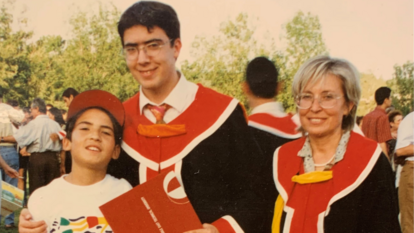 Dr. Yalın Gündüz bei seinem Abschluss