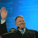 Präsident Johannis am Wahlabend in Bukarest