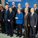 Foto: Die Teilnehmer der Libyen-Konferenz