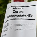 Ein Aushang zur Nachbarschaftshilfe in Freiburg.