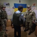 Der ukrainische Präsident Selensky in Luhansk 