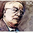 Maier auf einer Briefmarke der Deutschen Bundespost von 1989