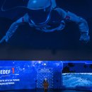 Präsident Erdogan bei der Vorstellung der türkischen 'National Space Agency'