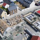 Hausbau auf einem Grundstück