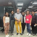 Dr. Rainer Adam of the Friedrich Naumann Foundation with Maria Ressa & Rappler