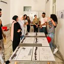 Photo of the team in action