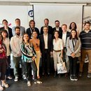 Participants together with Liberal MP Michel Moawad.