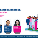 India's Demographic Milestone - Prospects and Obstacles Poster