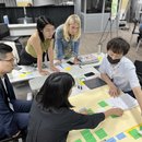 Participants discussed how to design an ideal flu vaccine appointment system for the elderly