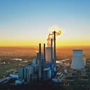 Kohle- und Gaskraftwerk Staudinger am Main in der Nähe von Hanau