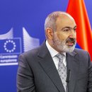 Armenian Prime Minister Nikol Pashinyan attends a high-level meeting between the EU, the US and Armenia to support Armenia's resilience in Brussels,