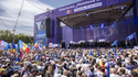 Around 75,000 Moldovans took part in a pro-European rally on Sunday, expressing their will for EU accession. 