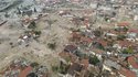 View of ruined houses in the old town centre of Antakya. Numerous houses in the centre of the city were destroyed or severely damaged in the earthquake a year ago.