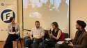 Panel: v.l.n.r. Beate Apelt, Volkan Aslan, Elif Avcı, Veysek Ok