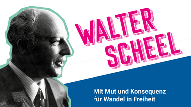 Walter Scheel im Profil, 1970er Jahre